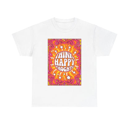 Thnink Happy Thoughts Positive Affirmation Shirt