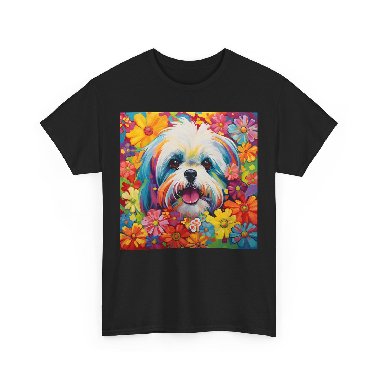 Floral Dog Lovers Shirt With Dog Paw, Dog Paw Gift, Dog Lover T-Shirt, Dog Mom Gifts for Dog Mom Lover, Cat Mom Gift, Dog Tee
