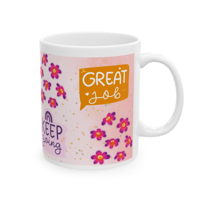 Daily Affirmation Coffee Mug, Positive Affirmations and Inspirational Quotes, Mom Mug Gift, Self Care Mug