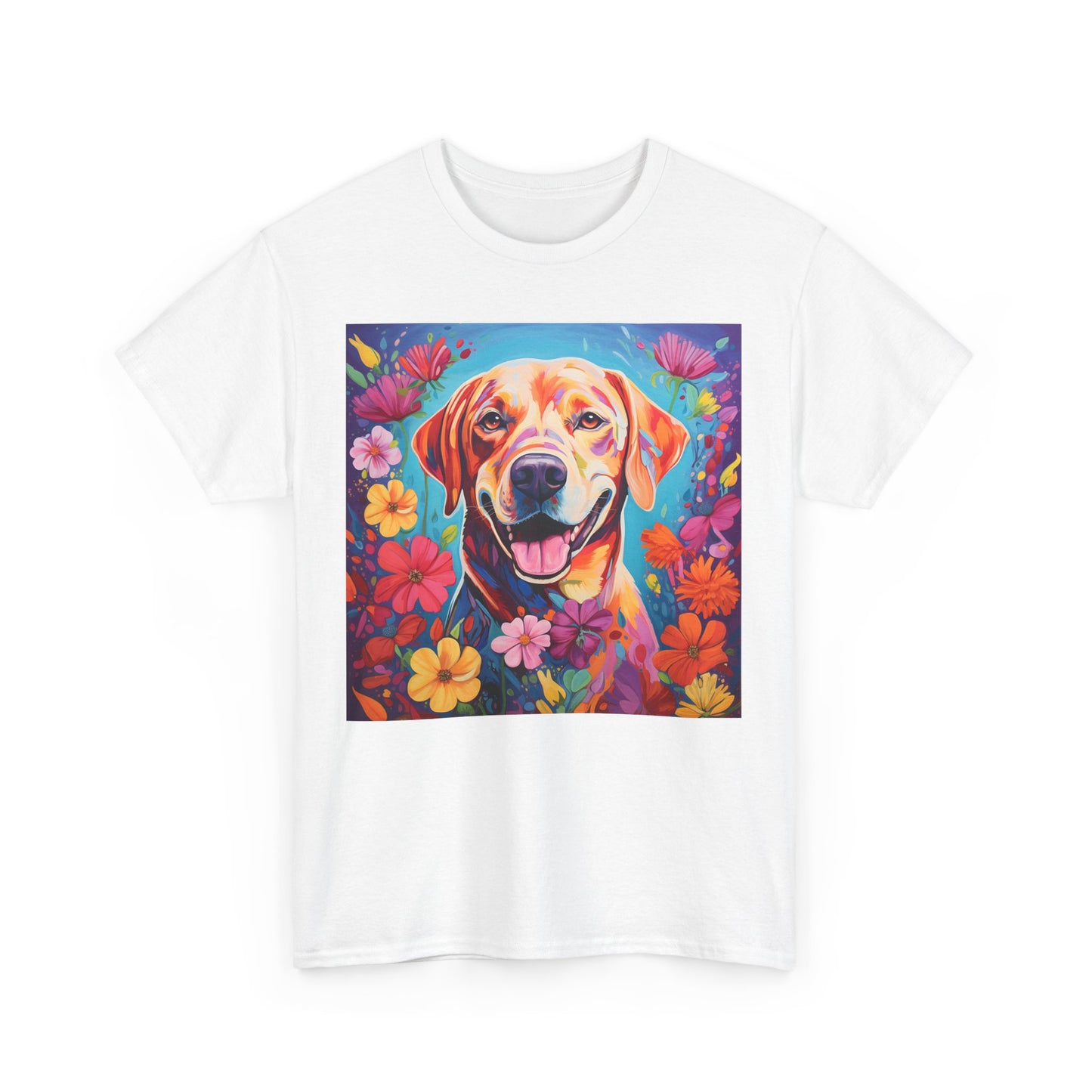 Floral Dog Shirt, Floral Dog Tee, Flower Dog Shirt, Animal Lover Tee, Dog Lover Gift Tee, Cute Dog, Floral Dog Birthday Shirt, Floral Dog
