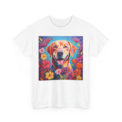 Floral Dog Shirt, Floral Dog Tee, Flower Dog Shirt, Animal Lover Tee, Dog Lover Gift Tee, Cute Dog, Floral Dog Birthday Shirt, Floral Dog