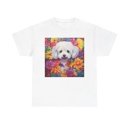 Floral Dog Shirt Gift For Dog Mom, Flower Dog Shirt, Wildflower T-Shirt, Dog Lover Outfit, Cute Puppy Shirt, Dog Owner Gift, Funny Dog Tee