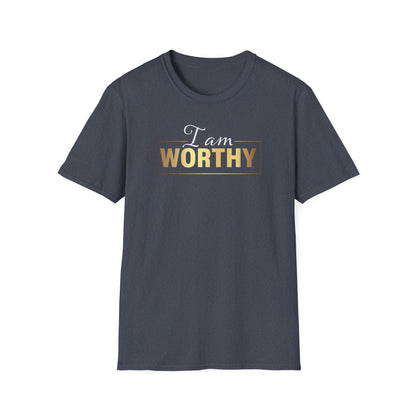 I Am Worthy,Inspirational Gift, Inspirational T-Shirt Gift, Trust in Yourself T-Shirt, Inspire T-shirt, Motivational T-Shirts, Inspirational T-Shirt Gift, Inspire, Dream Create Share T-Shirt Gift, Tee Gift, Good Mood