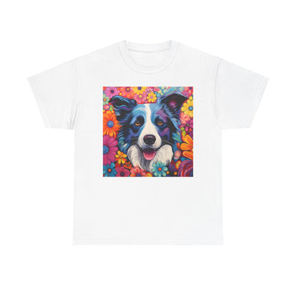 Floral Dog Shirt Gift For Dog Mom, Flower Dog Shirt, Wildflower T-Shirt, Dog Lover Outfit, Cute Puppy Shirt, Dog Owner Gift, Funny Dog Tee