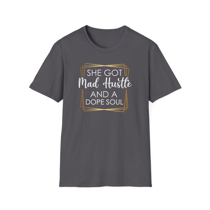 She Got Mad Hustle And A Dope Soul, Millionaire Mindset: Success Shirt, Money Mindset Shirt, Small Business Shirt, Entrepreneur Shirt, Success Mindset Shirt, Money Shirt, Boss Babe Shirt, Success Shirt, Addicted To Success T-Shirt