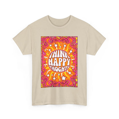 Thnink Happy Thoughts Positive Affirmation Shirt