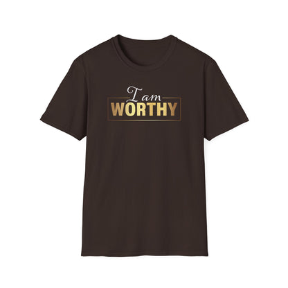 I Am Worthy,Inspirational Gift, Inspirational T-Shirt Gift, Trust in Yourself T-Shirt, Inspire T-shirt, Motivational T-Shirts, Inspirational T-Shirt Gift, Inspire, Dream Create Share T-Shirt Gift, Tee Gift, Good Mood