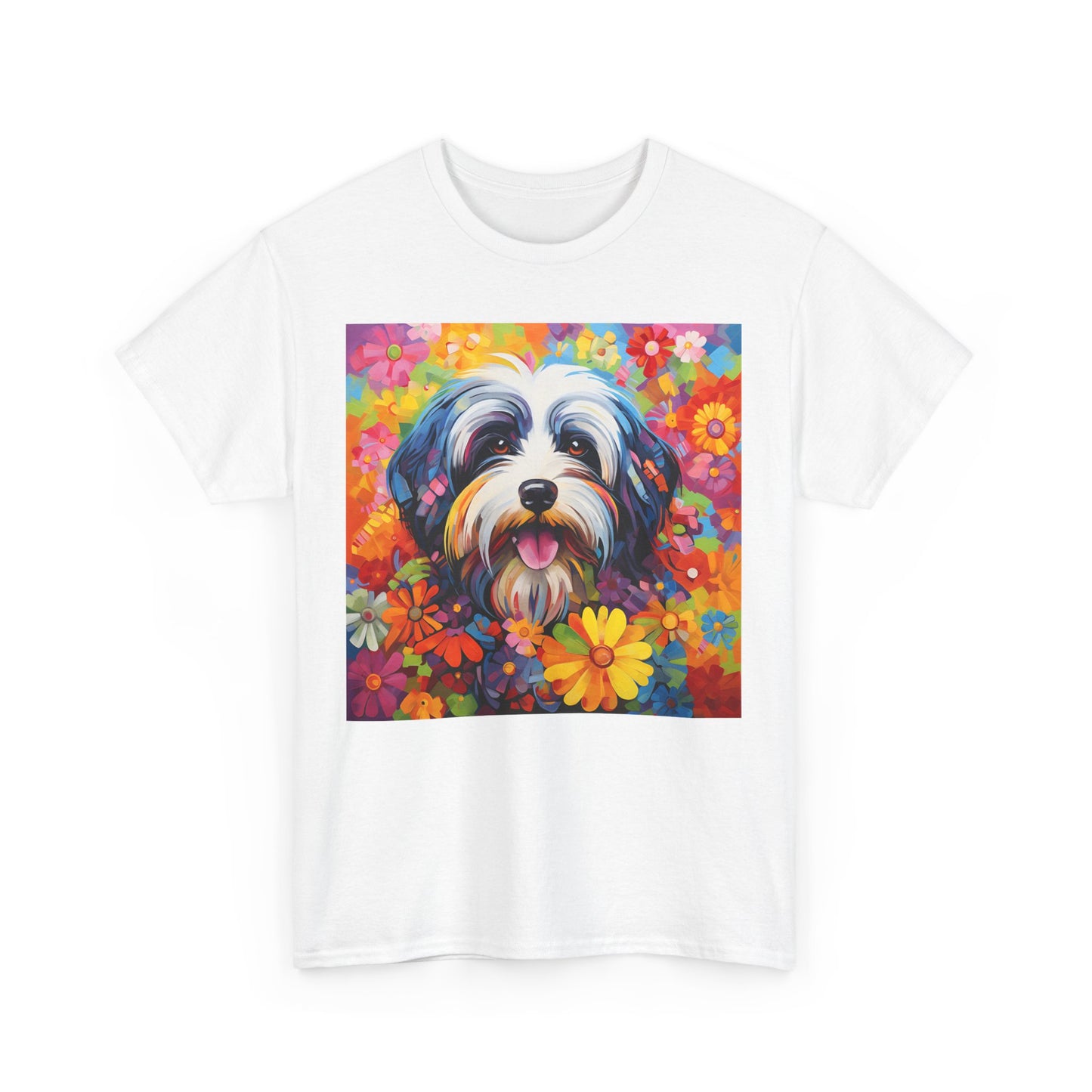 Floral Dog Lovers Shirt With Dog Paw, Dog Paw Gift, Dog Lover T-Shirt, Dog Mom Gifts for Dog Mom Lover, Cat Mom Gift, Dog Tee