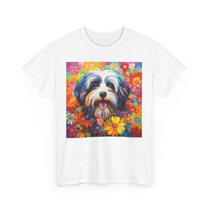 Floral Dog Lovers Shirt With Dog Paw, Dog Paw Gift, Dog Lover T-Shirt, Dog Mom Gifts for Dog Mom Lover, Cat Mom Gift, Dog Tee