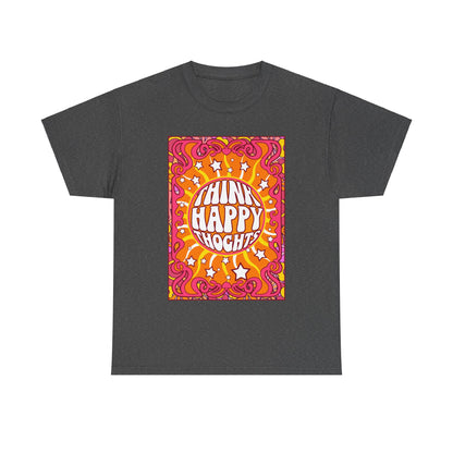 Thnink Happy Thoughts Positive Affirmation Shirt