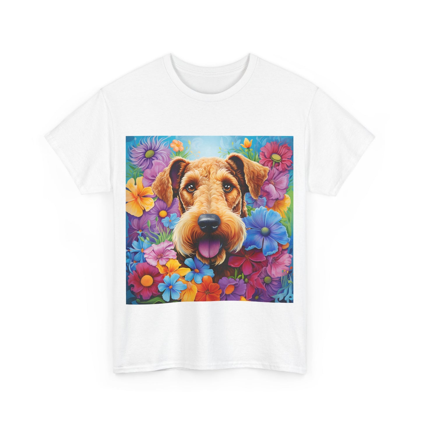 Floral Dog Shirt Gift For Dog Mom, Flower Dog Shirt, Wildflower T-Shirt, Dog Lover Outfit, Cute Puppy Shirt, Dog Owner Gift, Funny Dog Tee