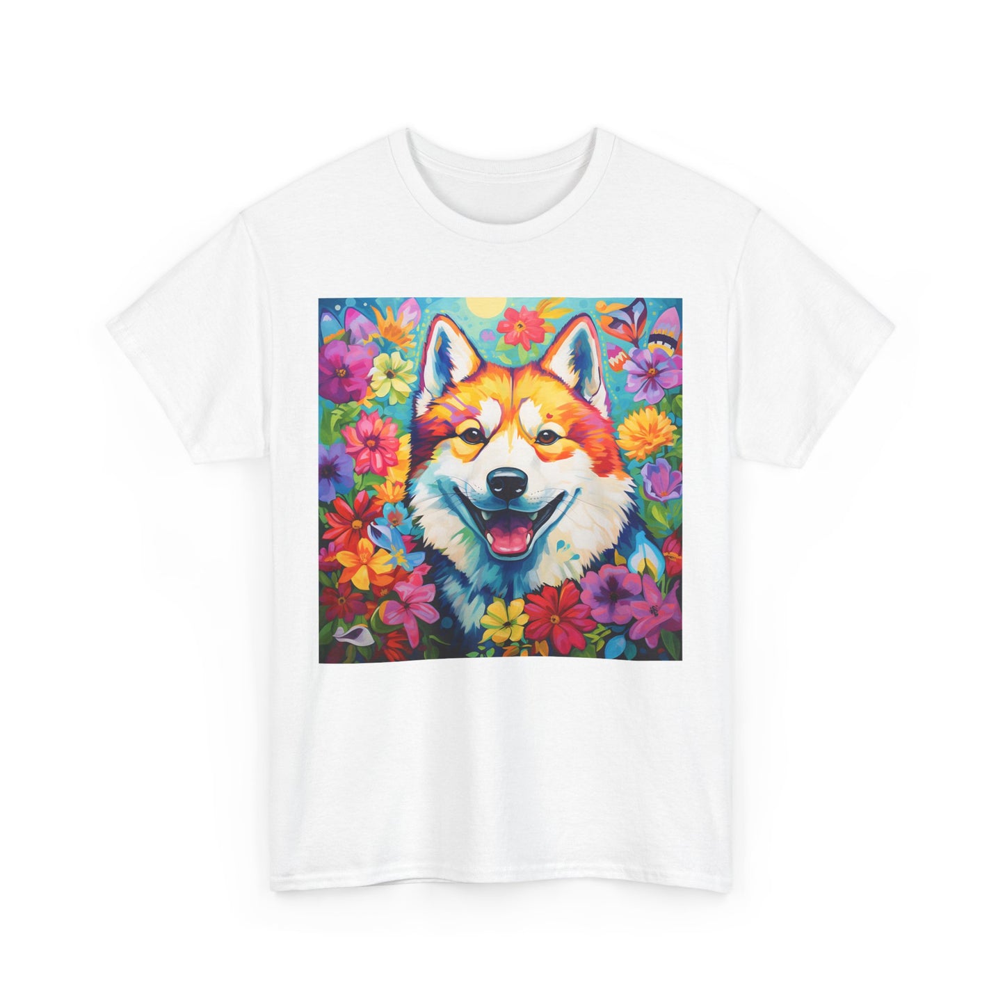 Floral Dog Shirt Gift For Dog Mom, Flower Dog Shirt, Wildflower T-Shirt, Dog Lover Outfit, Cute Puppy Shirt, Dog Owner Gift, Funny Dog Tee