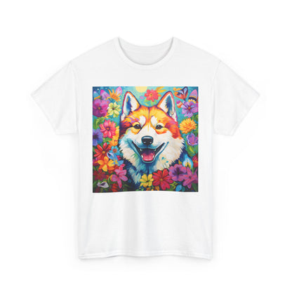 Floral Dog Shirt Gift For Dog Mom, Flower Dog Shirt, Wildflower T-Shirt, Dog Lover Outfit, Cute Puppy Shirt, Dog Owner Gift, Funny Dog Tee