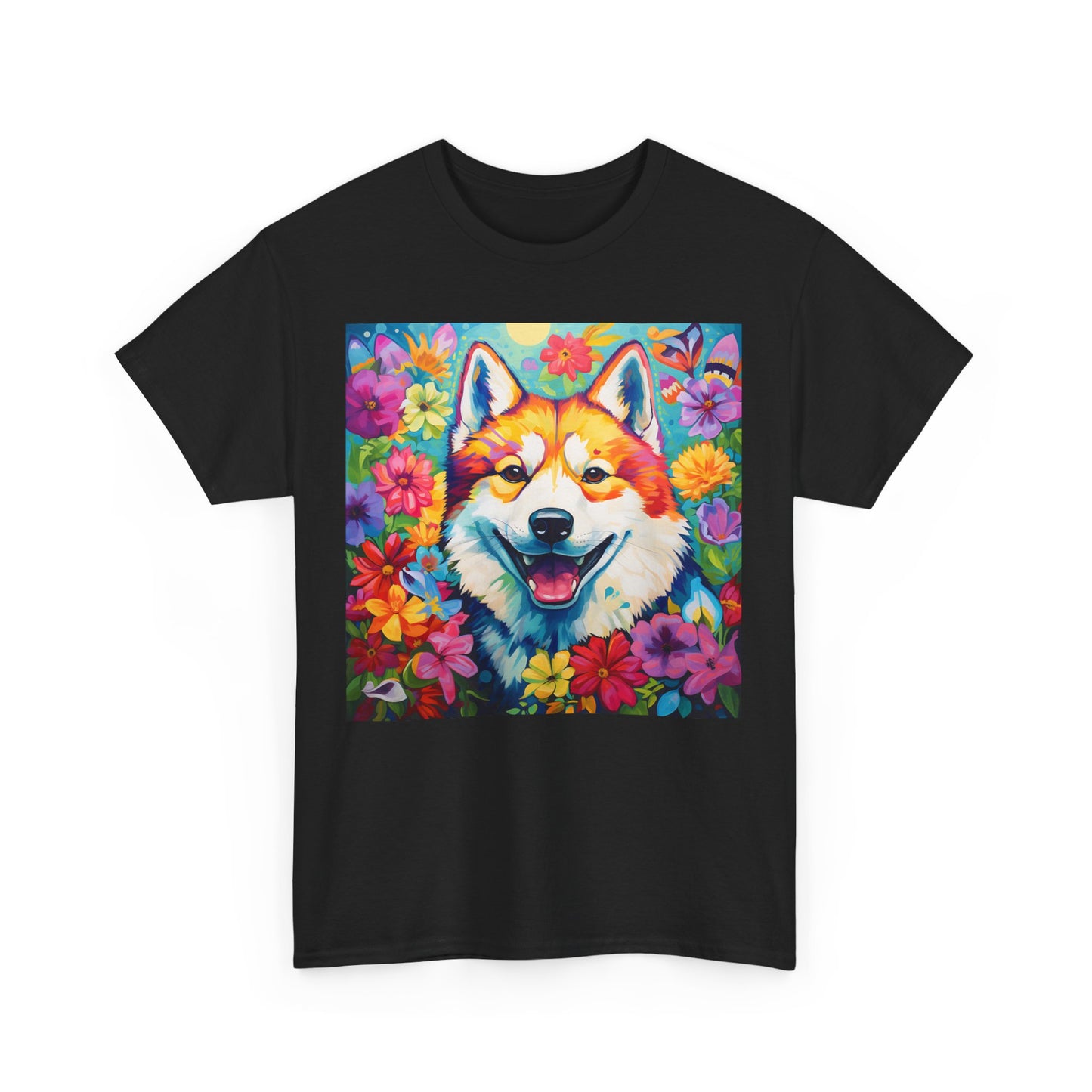 Floral Dog Shirt Gift For Dog Mom, Flower Dog Shirt, Wildflower T-Shirt, Dog Lover Outfit, Cute Puppy Shirt, Dog Owner Gift, Funny Dog Tee