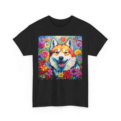 Floral Dog Shirt Gift For Dog Mom, Flower Dog Shirt, Wildflower T-Shirt, Dog Lover Outfit, Cute Puppy Shirt, Dog Owner Gift, Funny Dog Tee
