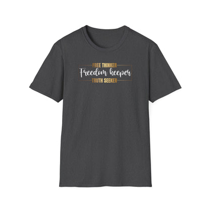 Free Thinker Freedom Keeper Truth A Seeker, Inspirational Gift, Inspirational T-Shirt Gift, Trust in Yourself T-Shirt, Inspire T-shirt, Motivational T-Shirts, Inspirational T-Shirt Gift, Inspire, Dream Create Share T=Shirt Gift, Tee Gift