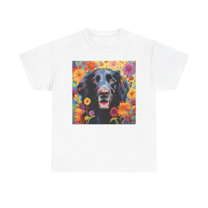 Floral Dog Shirt, Floral Dog Tee, Flower Dog Shirt, Animal Lover Tee, Dog Lover Gift Tee, Cute Dog, Floral Dog Birthday Shirt, Floral Dog