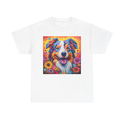 Floral Dog Shirt Gift For Dog Mom, Flower Dog Shirt, Wildflower T-Shirt, Dog Lover Outfit, Cute Puppy Shirt, Dog Owner Gift, Funny Dog Tee