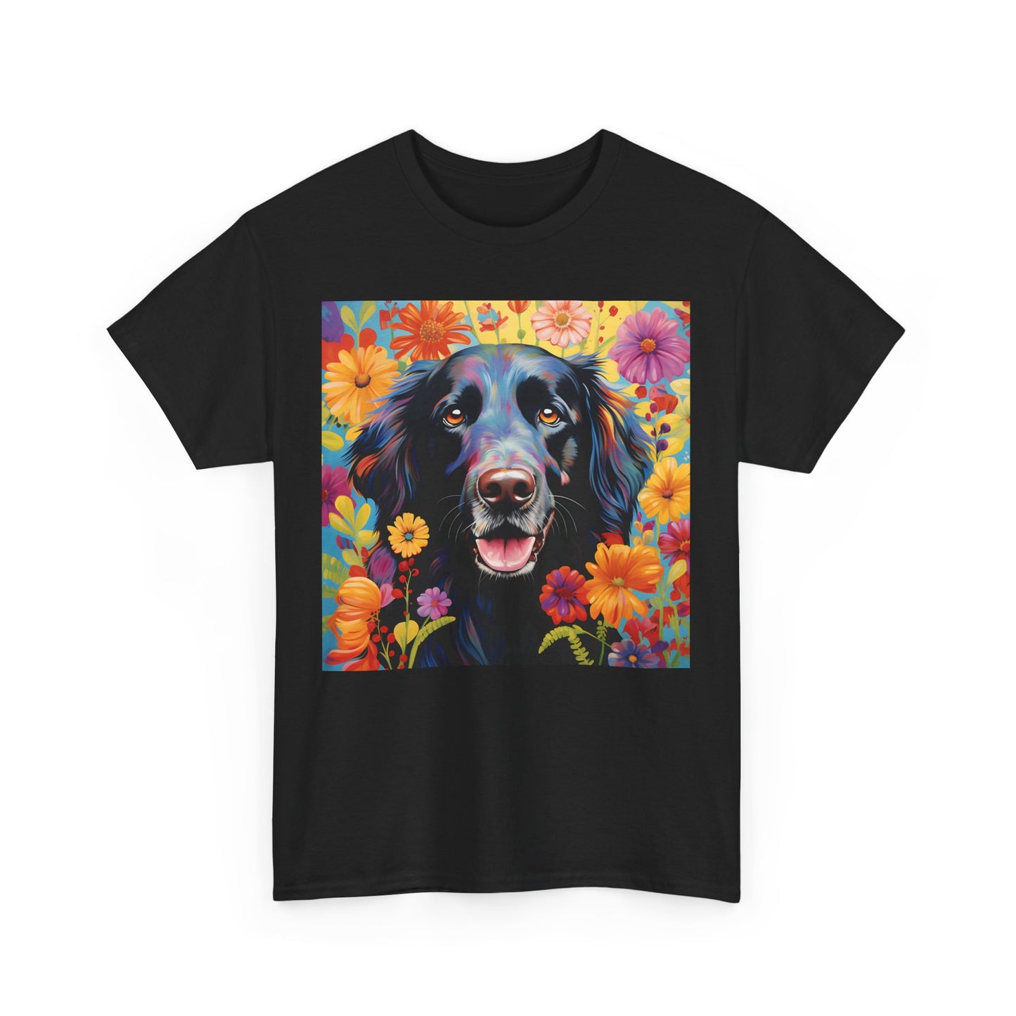 Floral Dog Shirt, Floral Dog Tee, Flower Dog Shirt, Animal Lover Tee, Dog Lover Gift Tee, Cute Dog, Floral Dog Birthday Shirt, Floral Dog