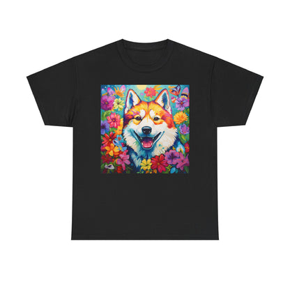 Floral Dog Shirt Gift For Dog Mom, Flower Dog Shirt, Wildflower T-Shirt, Dog Lover Outfit, Cute Puppy Shirt, Dog Owner Gift, Funny Dog Tee