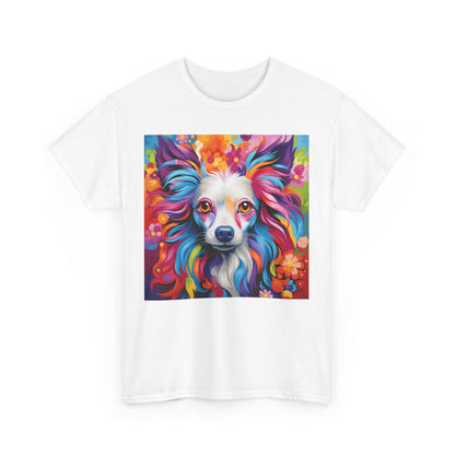 Floral Dog Shirt, Floral Dog Tee, Flower Dog Shirt, Animal Lover Tee, Dog Lover Gift Tee, Cute Dog, Floral Dog Birthday Shirt, Floral Dog