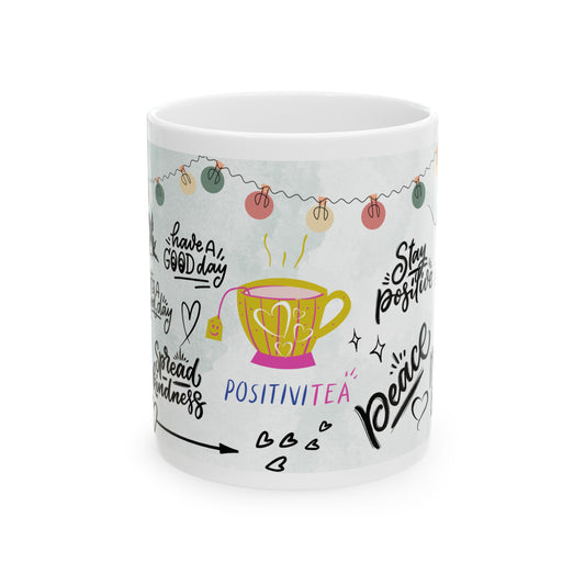 Daily Affirmation Coffee Mug, Positive Affirmations and Inspirational Quotes, Mom Mug Gift, Self Care Mug