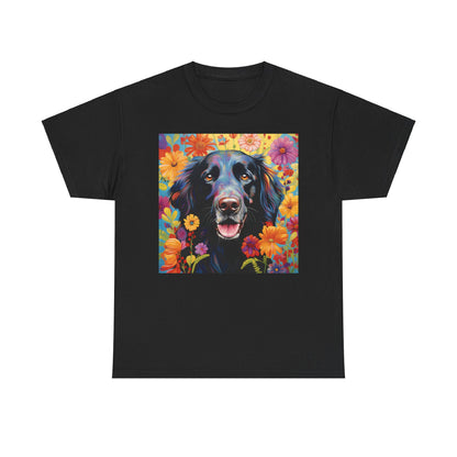 Floral Dog Shirt, Floral Dog Tee, Flower Dog Shirt, Animal Lover Tee, Dog Lover Gift Tee, Cute Dog, Floral Dog Birthday Shirt, Floral Dog