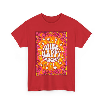 Thnink Happy Thoughts Positive Affirmation Shirt