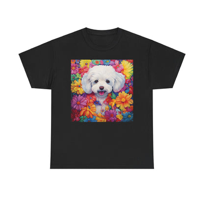 Floral Dog Shirt Gift For Dog Mom, Flower Dog Shirt, Wildflower T-Shirt, Dog Lover Outfit, Cute Puppy Shirt, Dog Owner Gift, Funny Dog Tee