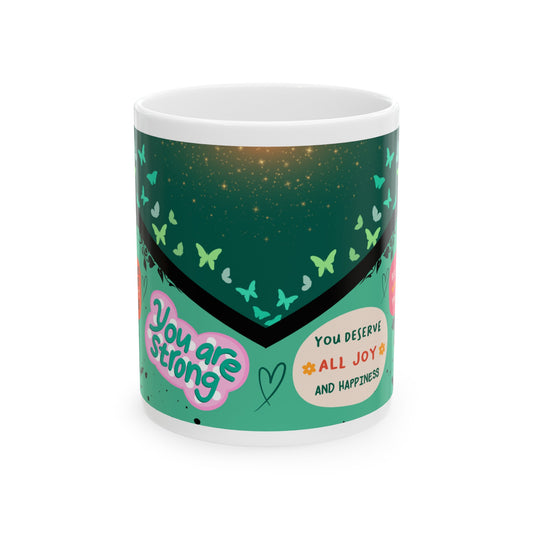Daily Affirmation Coffee Mug, Positive Affirmations and Inspirational Quotes, Mom Mug Gift, Self Care Mug