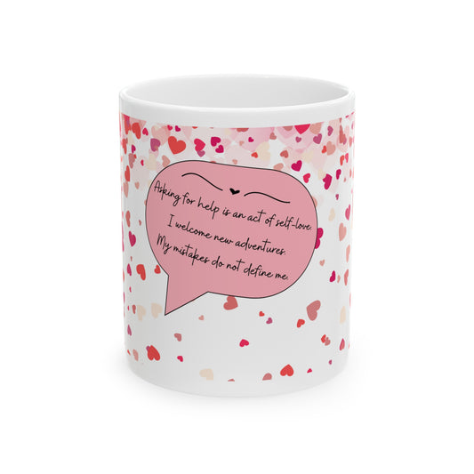 Daily Affirmation Coffee Mug, Positive Affirmations and Inspirational Quotes, Mom Mug Gift, Self Care Mug