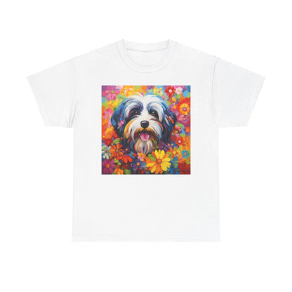 Floral Dog Lovers Shirt With Dog Paw, Dog Paw Gift, Dog Lover T-Shirt, Dog Mom Gifts for Dog Mom Lover, Cat Mom Gift, Dog Tee