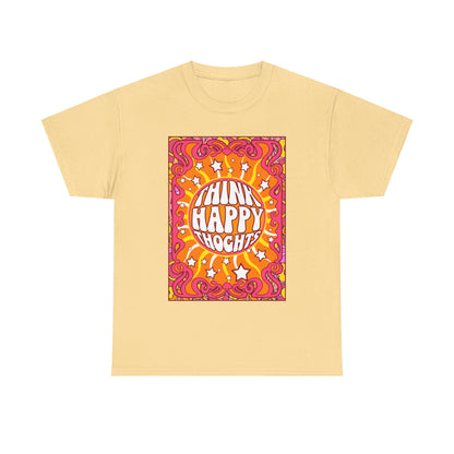 Thnink Happy Thoughts Positive Affirmation Shirt