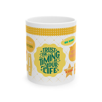 Daily Affirmation Coffee Mug, Positive Affirmations and Inspirational Quotes, Mom Mug Gift, Self Care Mug