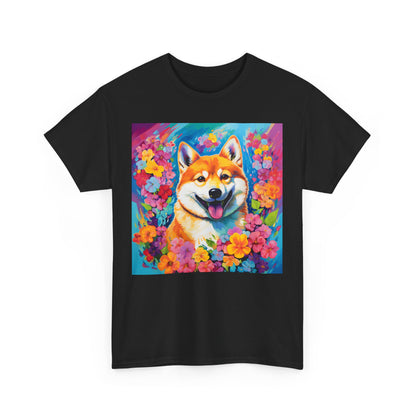 Floral Dog Lovers Shirt With Dog Paw, Dog Paw Gift, Dog Lover T-Shirt, Dog Mom Gifts for Dog Mom Lover, Cat Mom Gift, Dog Tee