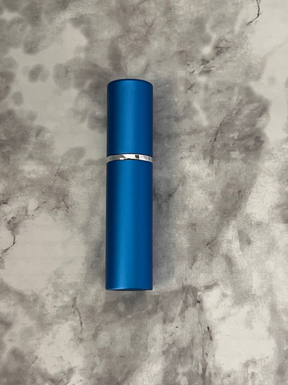 Portable Blue Refillable Perfume Atomizer Free Personalized