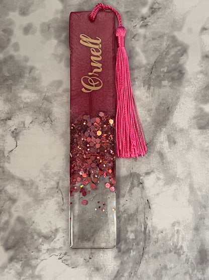 Personalized Resin Bookmark