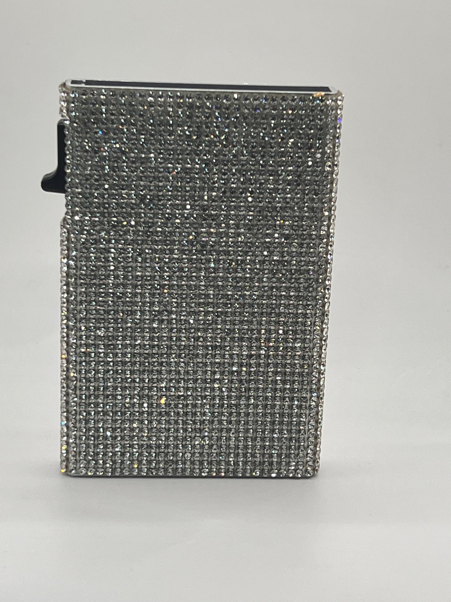 Dazzling Rhinestone-Covered Phone Holder & Traveling Size Perfume Case