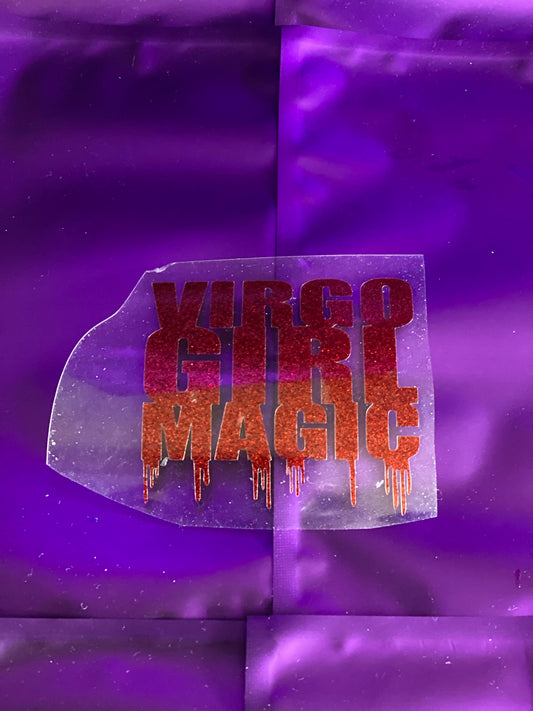 Zodiac Girl Magic Iron On Only